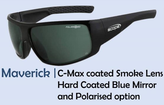 Sports Sunglasses with Blue Mirror, Polarised or Smoke Lens