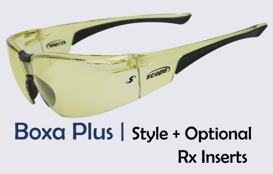 Prescription Sport Glasses with Optional Rxable Lens Inserts